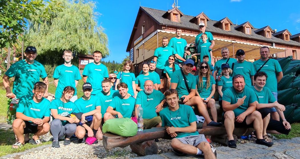 Tím BUKOMA – Teambuilding Vltava 2024